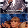 It Was A Gif. It Was Funnier When Taylor Was Noding And Nicki Behind Was Like ''Here We HAve An Example''