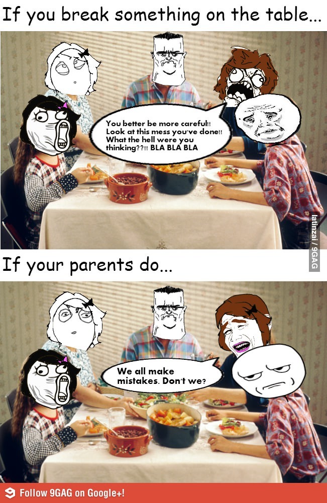 Parents' logic - meme