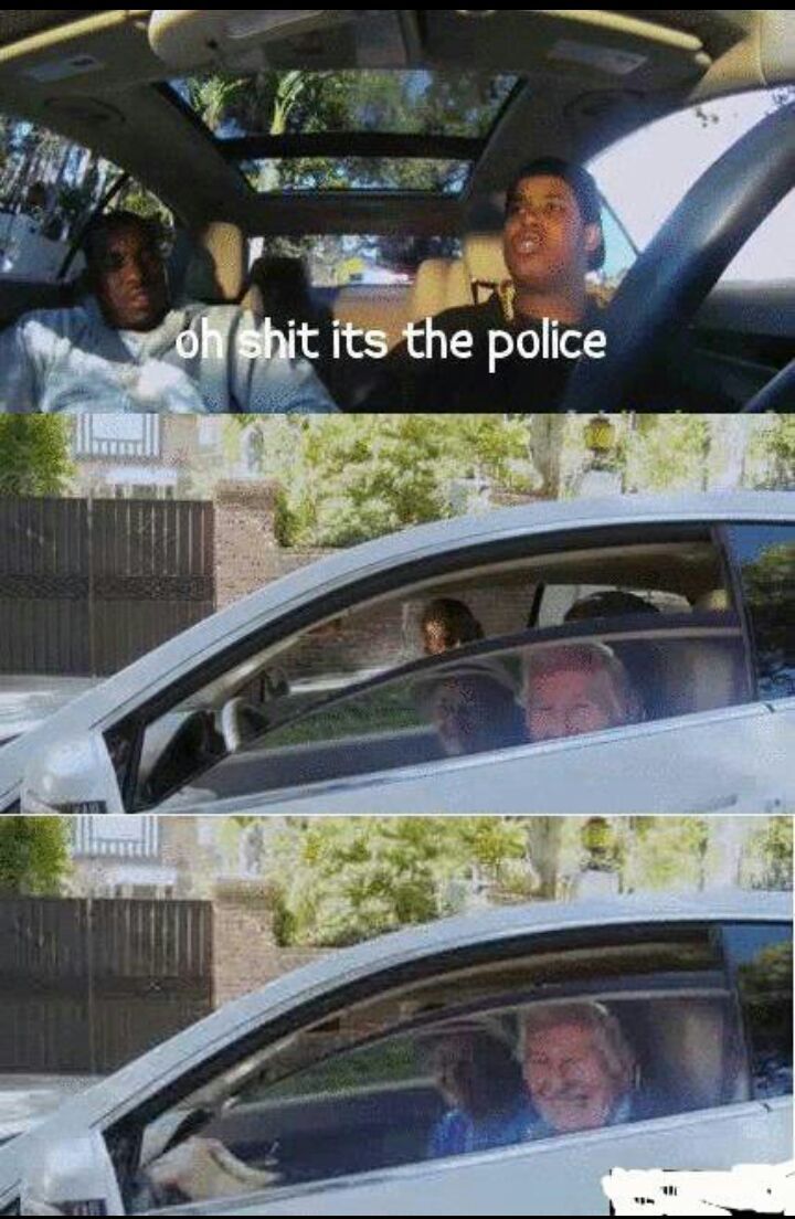 la policia mierda - meme
