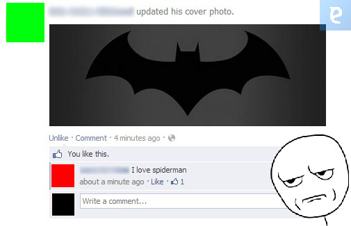 My friend is so stupid, it's obviously Superman! - meme