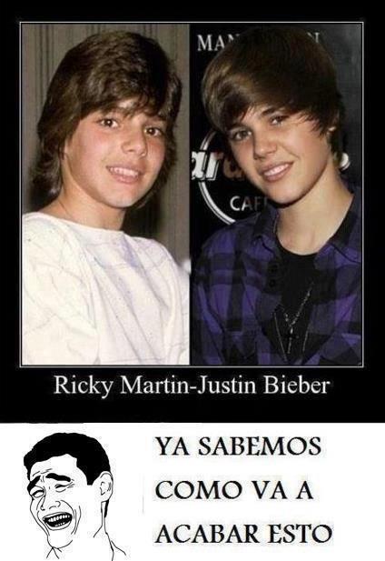 Ricky y Justin - meme