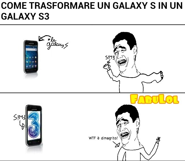 Galaxy s evolves! Congratulations! Your Galaxy S has been evolved to Galaxy SIII! - meme