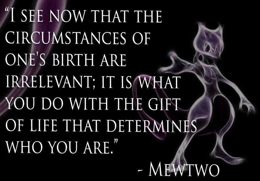 Mewtwo The wise and powerful - meme