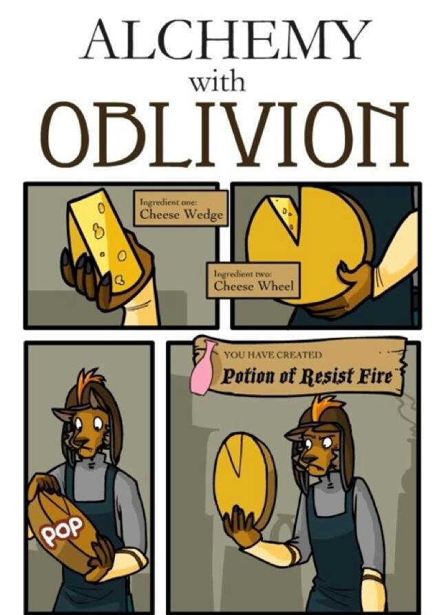 Oblivion logic - meme