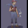 hipster Mario