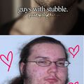 Guys with stubble