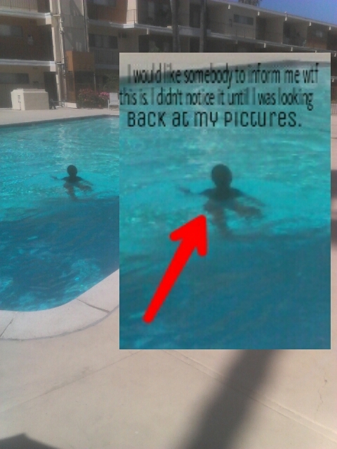 Nobody was in the pool at this time... - meme
