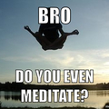 Do you even meditate?