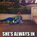 poor old Mario