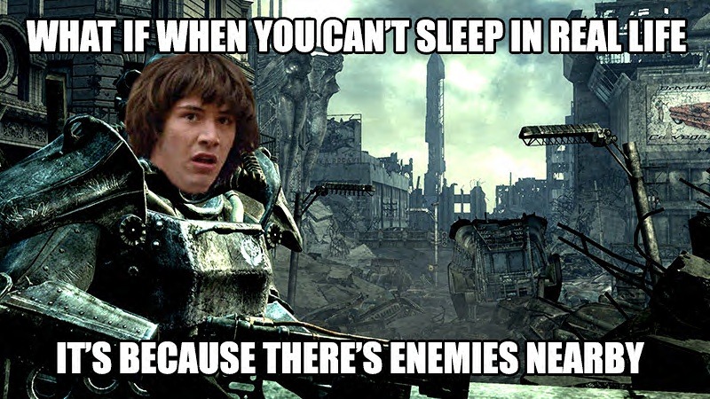 now i can't sleep at all - meme