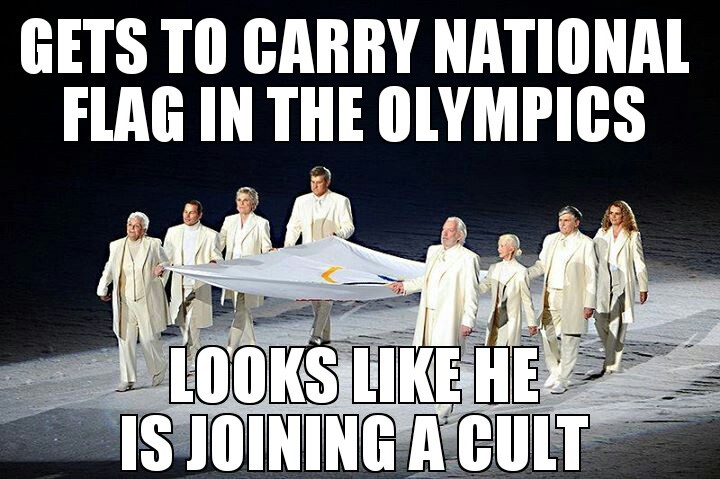 national flag or cult? - meme