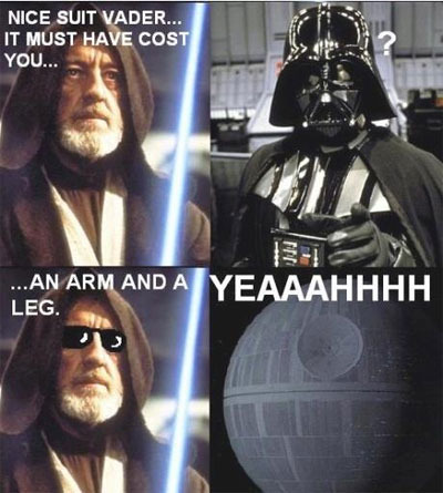 deal with it vader!! - meme