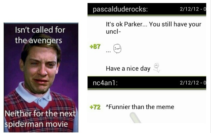poor Parker - meme