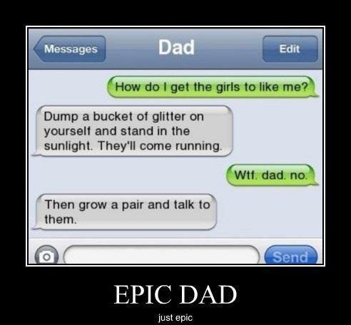 epic dad is too epic - meme