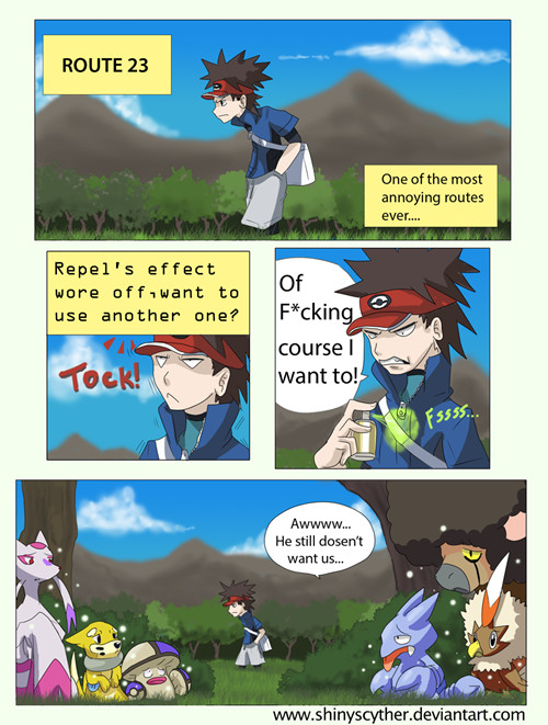 problems with repels - meme