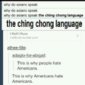 the ching chong language