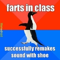 farting in class