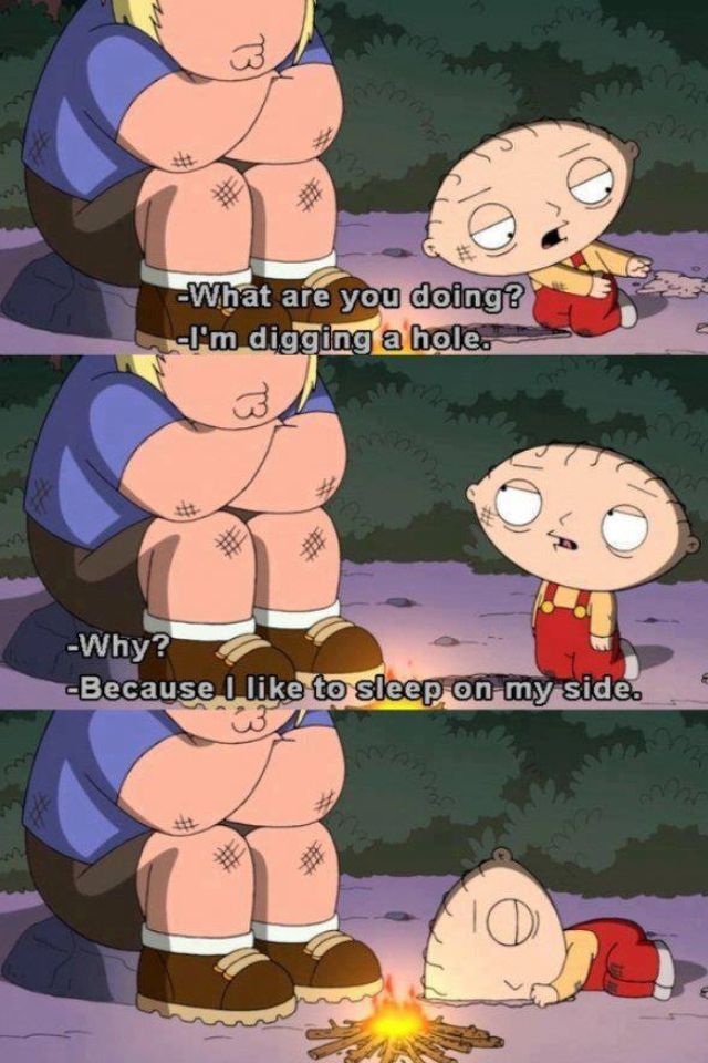 Stewie will always be my favorite !!  - meme