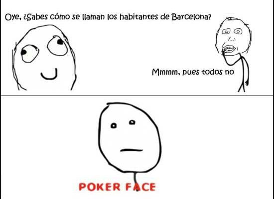 poker face - meme