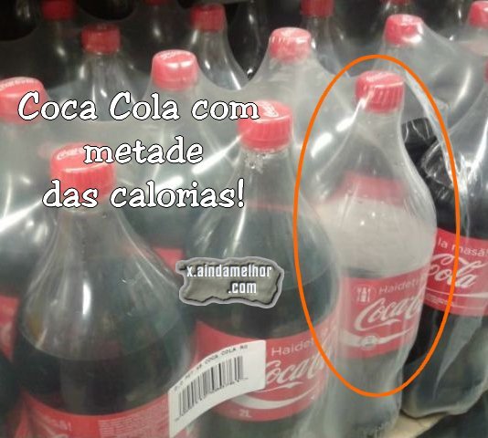 Coca-cola sem calorias. Kkk - meme