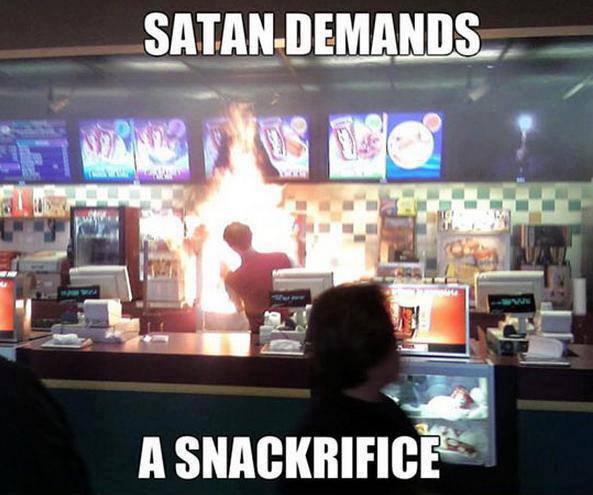 Satan wants it his way! - meme