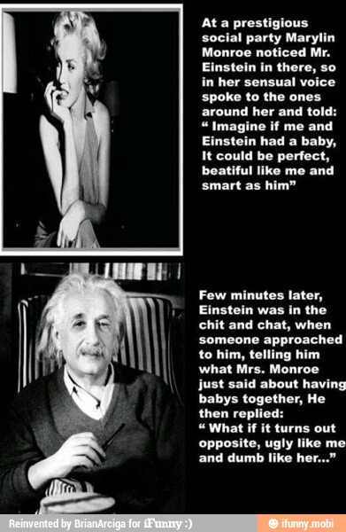 Gotta love Einstein - meme