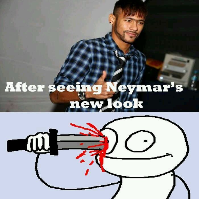 Neymar look - meme