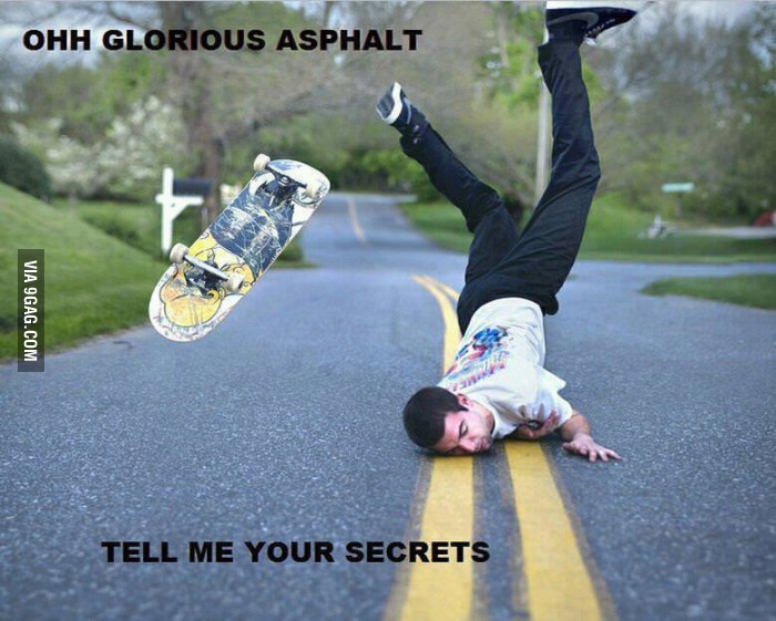 the asphalt - meme