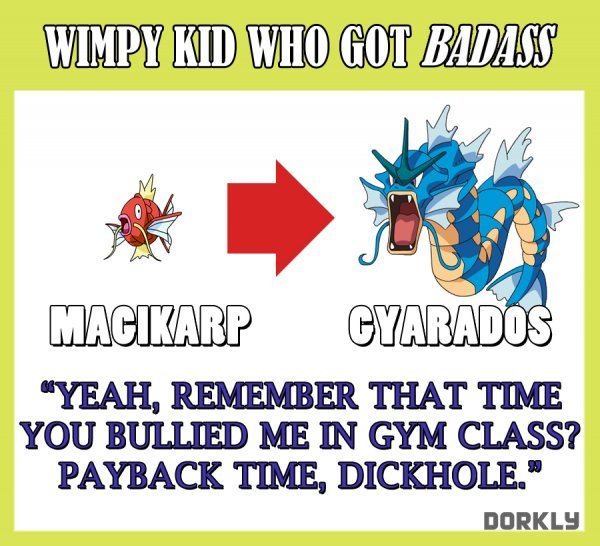 Pokemon is like high school - meme