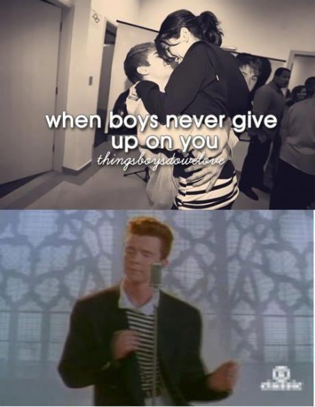 Who Ever Know What (RickRolling) is..I LUV U - meme