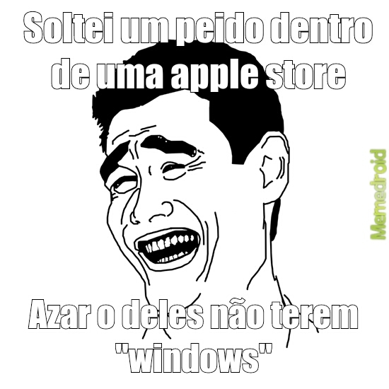 pra quem não entendeu windows em inglês é janelas (pro fedor sair) - meme