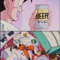 Goku + Beer = Party Hard