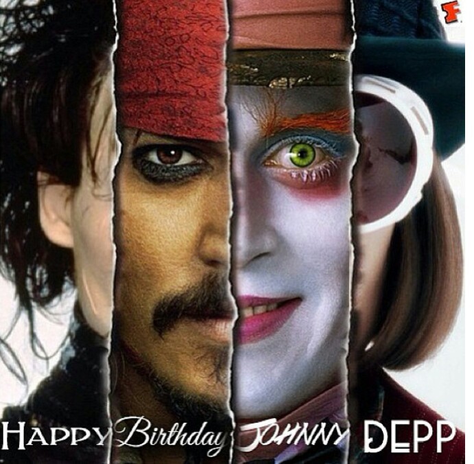 happy birthday Johnny Derp - meme