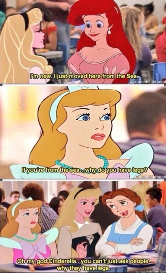 Gosh Cinderella - meme