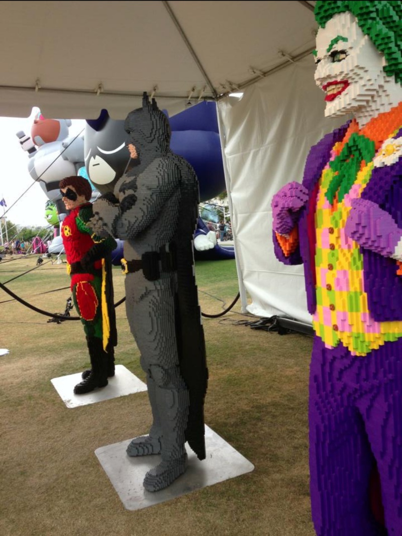 Made out of Legos at the Warner Bros Lawn Con - meme