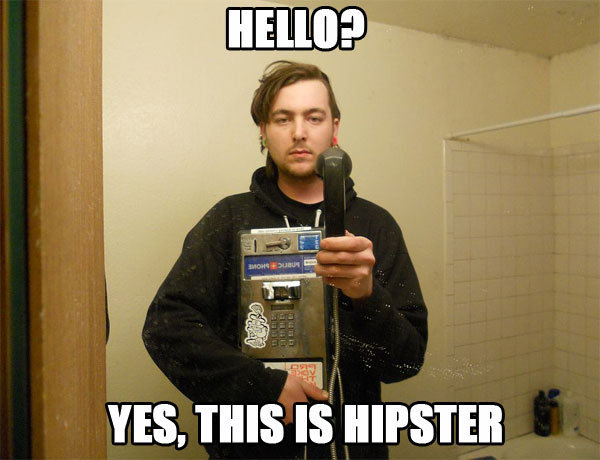Good looking hipster - meme