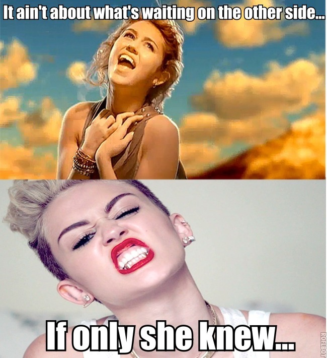 Oh Miley... - meme