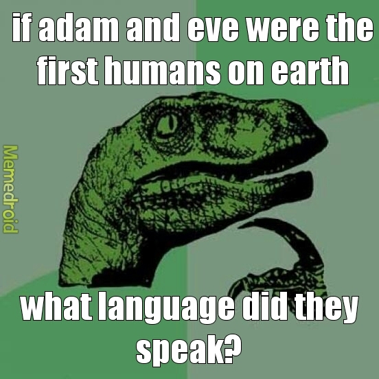 first language - meme