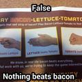 bacon beats all!