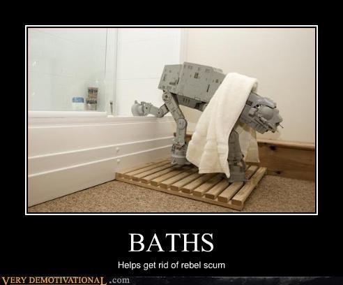 Star baths,just as important as Star wars - meme