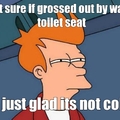 Toilet seat awkward