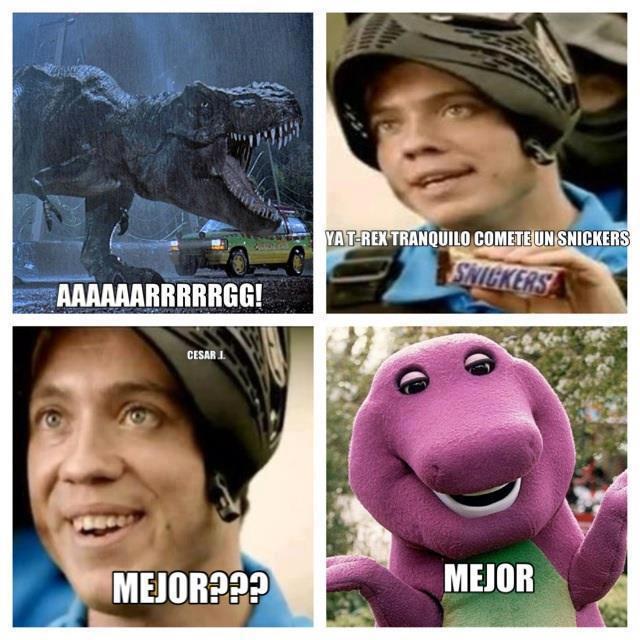Tranquilo ya T-Rex - meme
