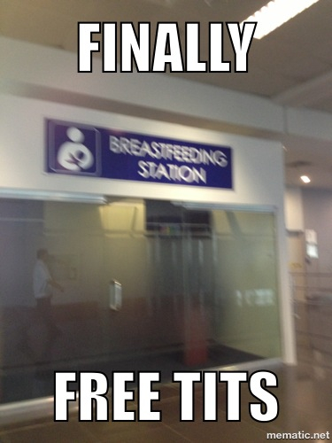 Free tits - meme