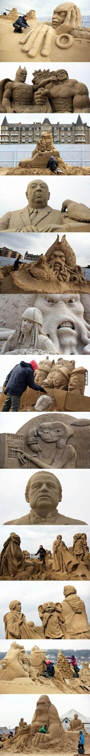 amazing sand sculptures - meme