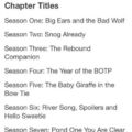 doctor who series titles