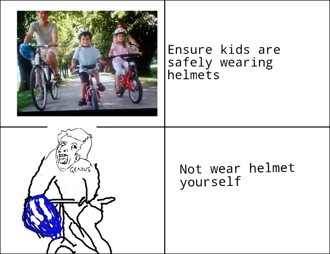 great example for your kids - meme