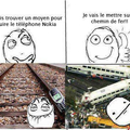 Genre pense détruire un Nokia xD 