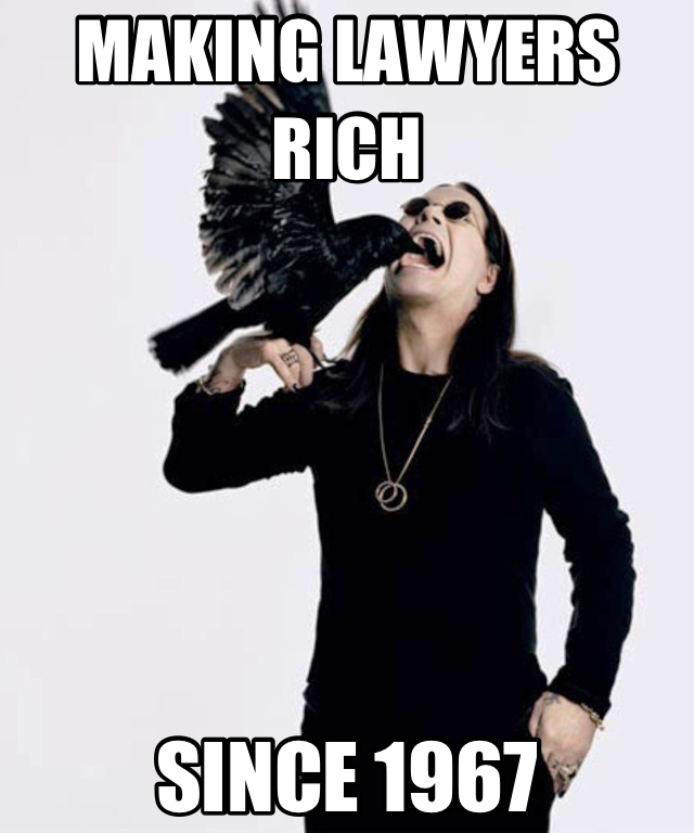 Ozzy's just too metal for fanatics - meme