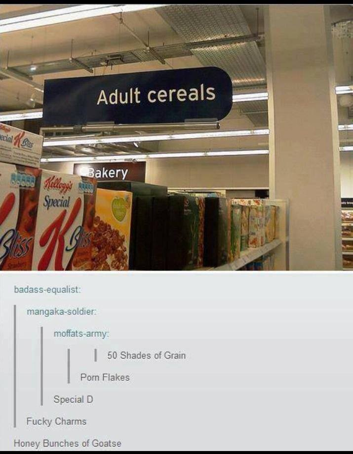 Adult cereals... Why... - meme