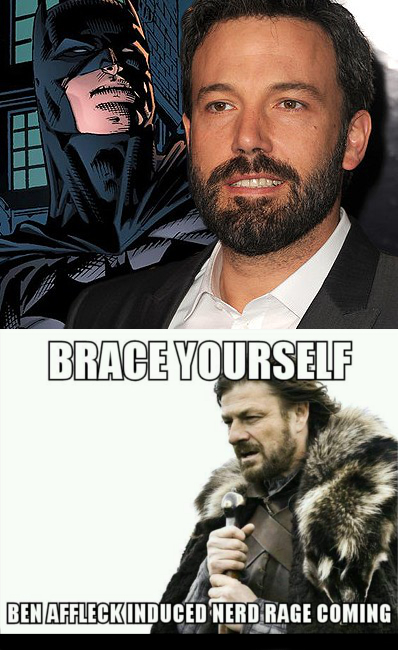 Affleck is The Batman - meme